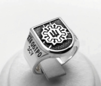 Перстень «174 ОБ ТрО ЗСУ» (срібло)