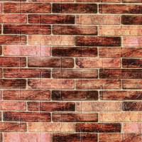 179-3 Панель стеновая 3D 700х770х3мм Коричневый (кирпич) SW-00001771