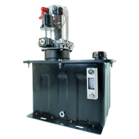 Міні-маслостанція під підйом кузова HYDRO-PACK (24В, 2.2 кВт, квадратний бак 15 л)