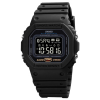 Наручний годинник Skmei 1743BK Smart All Black тактичний з водонепроникністю 5 ATM