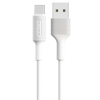 USB зарядний кабель Borofone BX1 EzSync USB to Type-C (1m) Білий - купити в SmartEra.ua