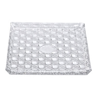 Блюдо для закусок Lirmartur стеклянное 24,5*20,5*2 см HP-YH-38