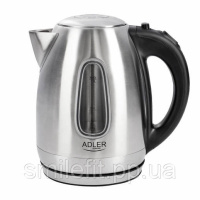 Електрочайник металевий Adler AD 1223 1.7л 2200Вт з підсвіткою для дому та офісу
