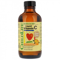 Жидкий Витамин С для Детей, Вкус Апельсина, Liquid Vitamin C, ChildLife, 118,5 мл