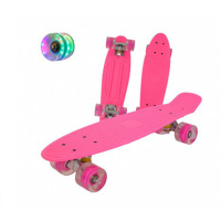 Пенни борд Penny board Детская скейт доска с светящимися колесами Fish Skateboards