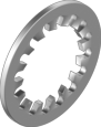 Шайба пружинная с внутренним зубчатым венцом