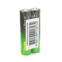 Батарейка GP Ultra Plus 24AUP-2S2, щелочная AAA, 2 шт в вакуумной упаковке, цена за упаковку