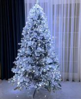 Ялинка лита Ковалівська засніжена 180 см штучна, від виробника Siga Group, сертифікована, 1.8 м