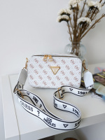 Сумочка Guess кросс-боді міні лого білий
