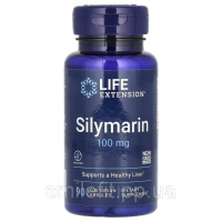 Розторопша (Сілімарін), 100 мг, Silymarin, Life Extension, 90 вегетаріанських капсул