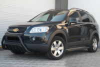 Передняя дуга WT002 Black (нерж.) для Chevrolet Captiva 2006-2019 гг