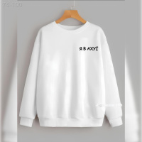 Світшот чоловічий з мерчем (оверсайз) - білий - 74-100