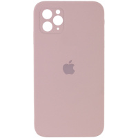 Чохол для Apple iPhone 11 Pro (5.8«») - Silicone Case Square Full Camera Protective (AA) Рожевий / Pink Sand - купити в SmartEra.ua