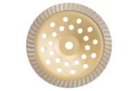 Чашка алмазная Рамболд 230 x 22.2 мм турбо желтая (230 т-ж)