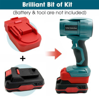 Адаптер для акумулятора Lidl Parkside X20V Team Li-ion для інструментів типу Makita 18V,  (можливо YATO WORKRAFT із доробками!)