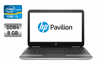 Ноутбук Б-класс HP Pavilion 14 al061nr / 14« (1366x768) TN / Intel Core i3-6100U (2 (4) ядра по 2.3 GHz) / 8 GB DDR4 / 240 GB SSD / Intel HD...