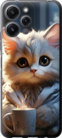 Чехол на Xiaomi Redmi 12 White cat 5646u-3114