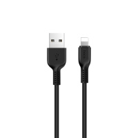 Кабель Hoco X13 USB to Lightning 1m black