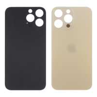 Заднее стекло корпуса для Apple iPhone 13 Pro Max Gold (золотое) маленький вырез под камеру