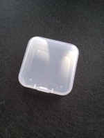 Органайзер бокс. Размер 5,5×5,5×2 см. Прозрачный.