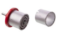 Набор корончатых сверл по плитке Intertool 4 шт. (33 53 67 73 мм) (SD-0429)