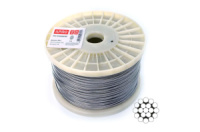 Трос нержавіючий Apro 1мм x 200м (1x19) DIN 3053 (WR-G30531N) (200 шт.)