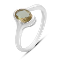 Серебряное кольцо CatalogSilver с Султанит султанитом 1.167ct, вес изделия 2,37 гр (2171386) 18 размер