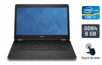 Ультрабук Dell Latitude E7470 / 14« (2560x1440) IPS Touch / Intel Core i7-6600U (2 (4) ядра по 2.6 - 3.4 GHz) / 8 GB DDR4 / 256 GB SSD / Intel HD...