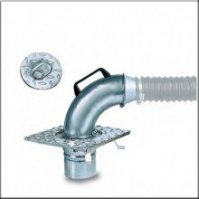 Filcar PZ-150-CURVA - Напольная вытяжная скважина для подключения внутренних шлангов