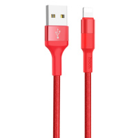 Кабель Hoco X26 USB to Lightning 1m red