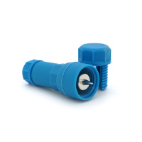 Клемма наперсточного типа с проколом, для точечного светильника, синий