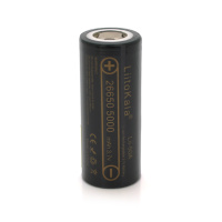 Акумулятор 26650 Li-Ion LiitoKala Lii-50A, 5000mAh (5100-5500mAh), 25A, 3.7V (2.5-4.2V), Black, 2 шт в упаковці, ціна за 1 шт