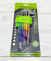 Набор цветных шестигранников Gofuther 9 pcs / 60-W15