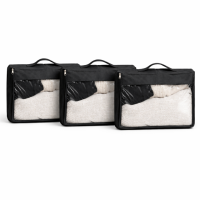 Набор больших сумок-органайзеров ORGANIZE 40х31х15 см 3 шт (серый)