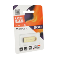 Флеш-накопичувач Mibrand Puma, USB 2.0, 8GB, Metal Design, Blister