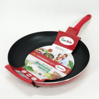 Сковорода 28 см Con Brio СВ-2814, сковорода для смаження, якісна сковорода. Колір: червоний