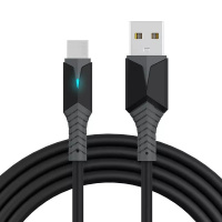 Кабель Konfulon DC39, Type-C, 1m, 2.4A, Black