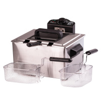 Фритюрница Sokany WJ801 электрическая на 5 литров, профессиональная