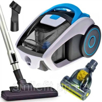 Пилосос із турбощіткою без мішка Crownberg CB-0116 контейнерний пилосос для сухого прибирання з фільтром НЕРА