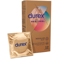 Презервативы Durex Real Feel из синтетического латекса (безлатексные) 12 шт. (5052197026719)