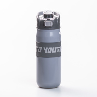 Термос спортивний TO YOUTH 680 мл з мундштуком, сірий