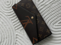 Гаманець Louis Vuitton подвійний чорний+-коричневий монограм