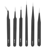 Набор антистатических многофункциональных пинцетов. В наборе 6 шт.