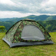 Намет туристичний двомісний 200*150*110 см, камуфляж