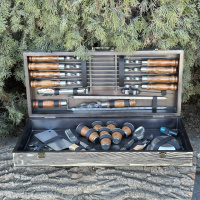 Подарочный набор Mzavod Магнат темная текстура