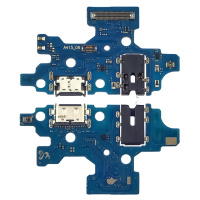 Разъём зарядки для Samsung A415 Galaxy A41 (2020) на плате с микрофоном и компонентами