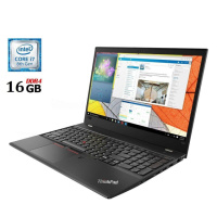 Ноутбук Lenovo ThinkPad T580 / 15.6« (1920x1080) IPS / Intel Core i7-8550U (4 (8) ядра по 1.8 - 4.0 GHz) / 16 GB DDR4 / 480 GB SSD / Intel UHD...