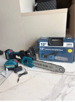 Акумуляторна Пила 12дюймів Синя 2акб.(5592)