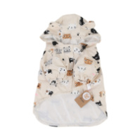 Ветровка для собаки Котик 11001 L молочная