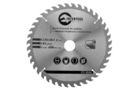 Диск пильний Intertool 230 х 40T х 30 мм (CT-3046)